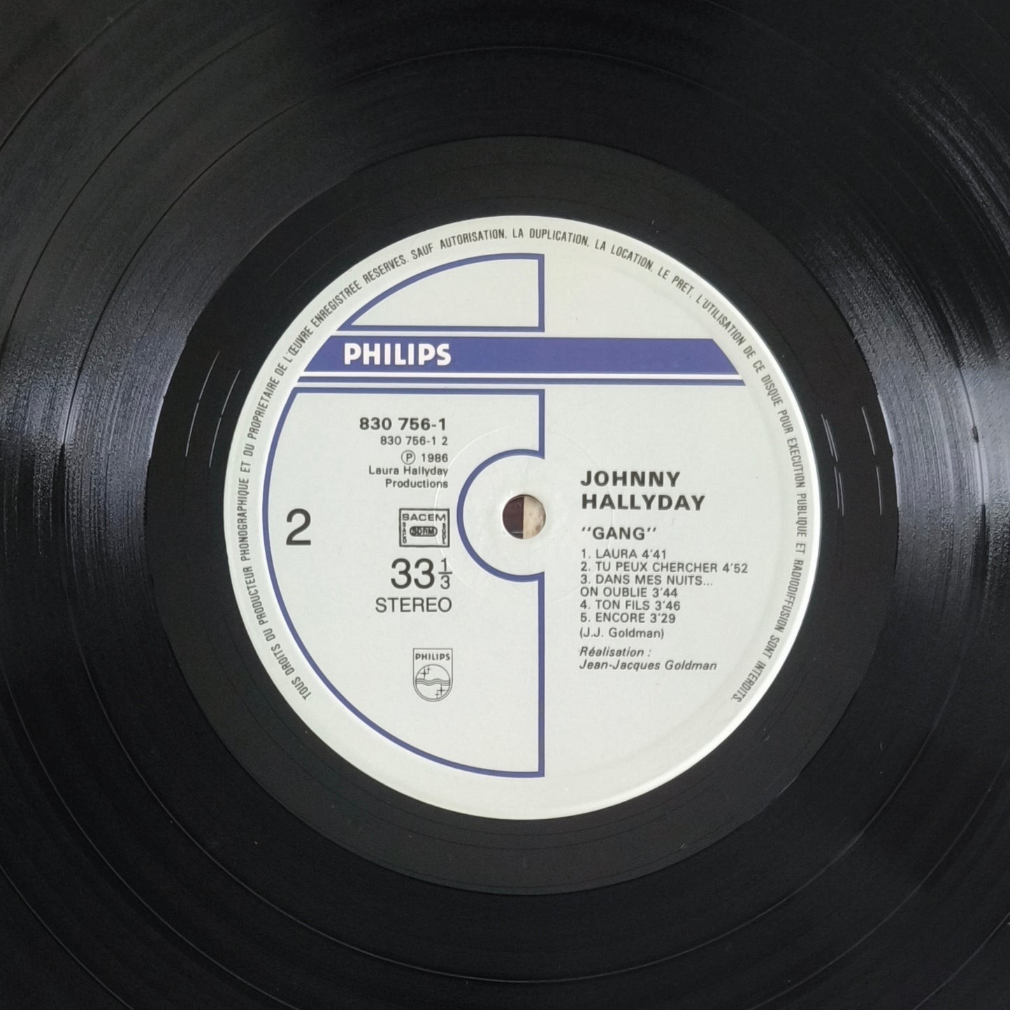JOHNNY HALLYDAY - Gang