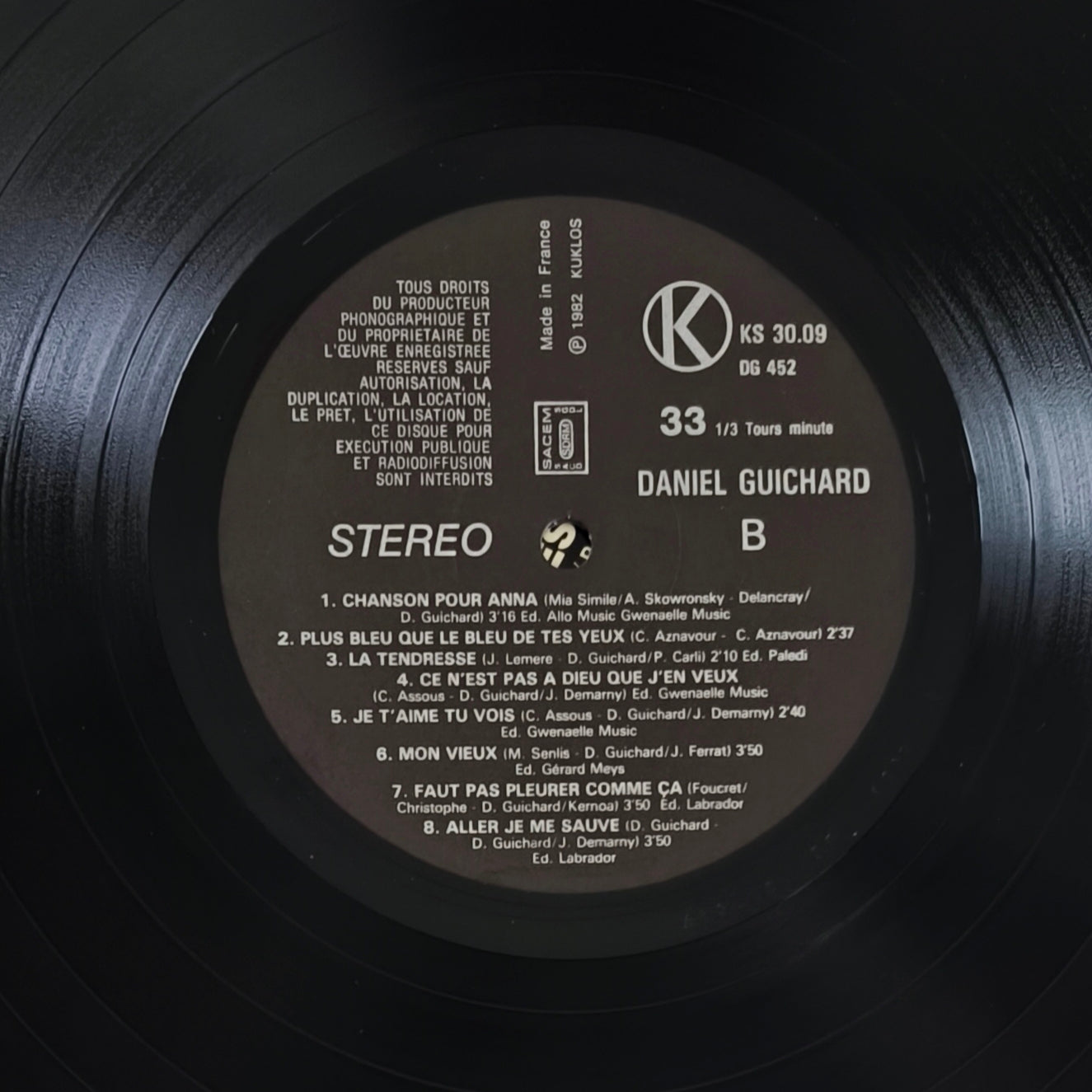DANIEL GUICHARD - Enregistrement Public