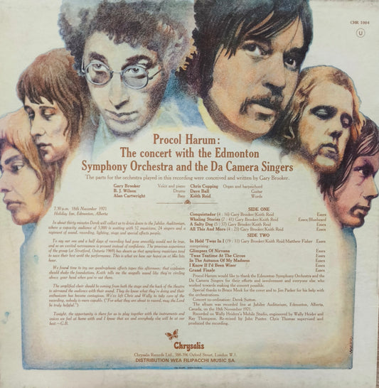 PROCOL HARUM IN CONCERT WITH THE EDMONTON  SYMPHONY ORCHESTRA - Live