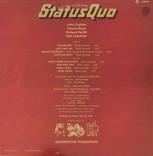 STATUS QUO - Quo