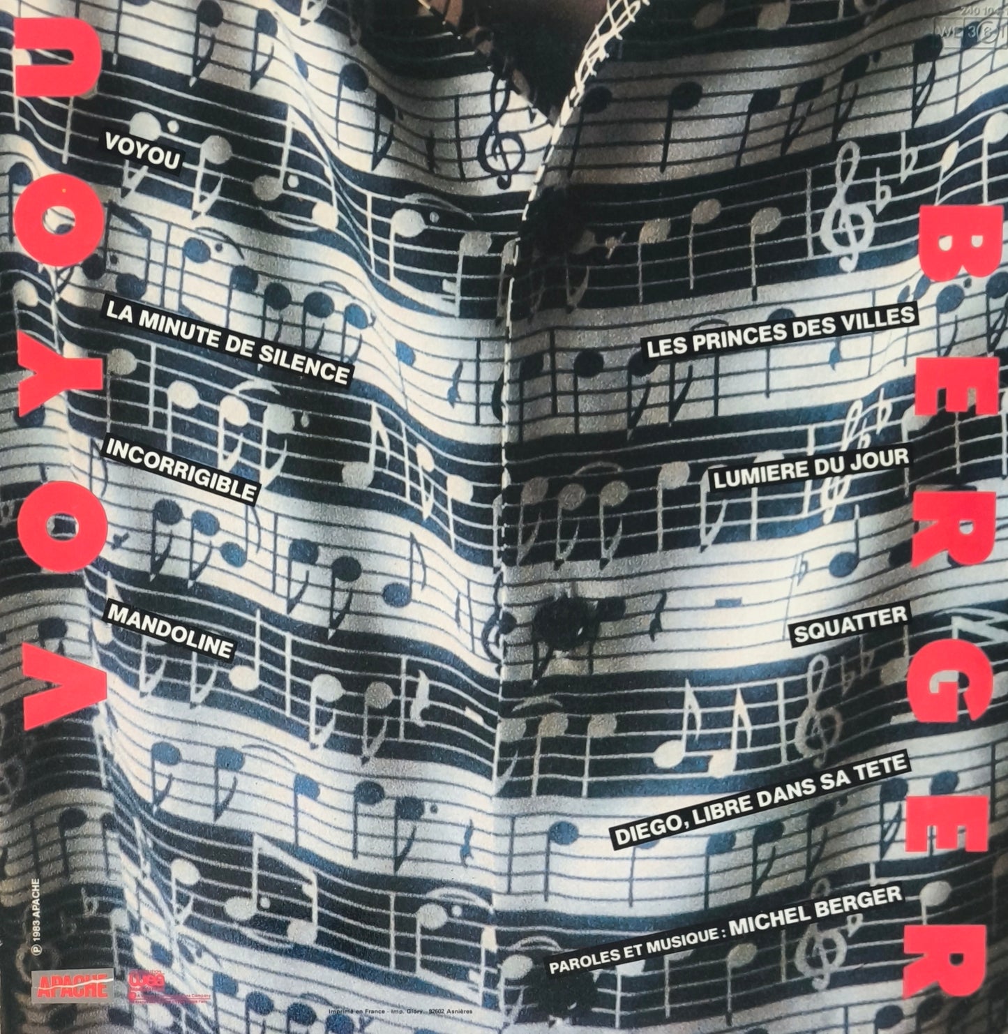 MICHEL BERGER - Voyou