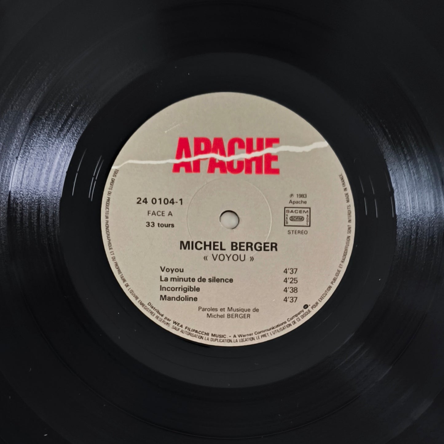MICHEL BERGER - Voyou