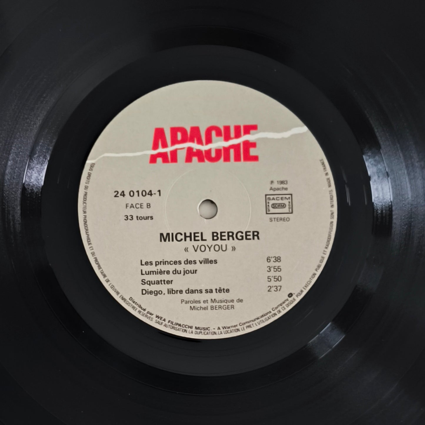 MICHEL BERGER - Voyou