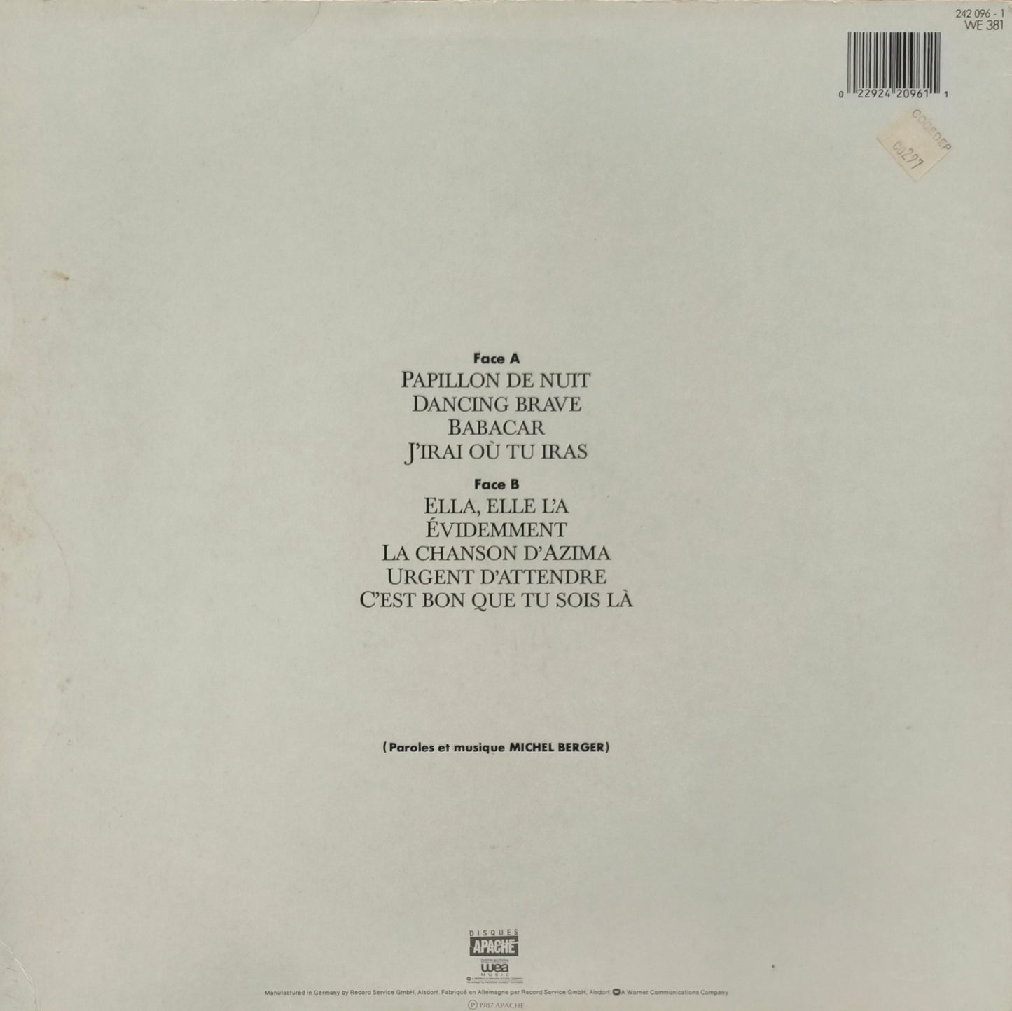 FRANCE GALL - Babacar