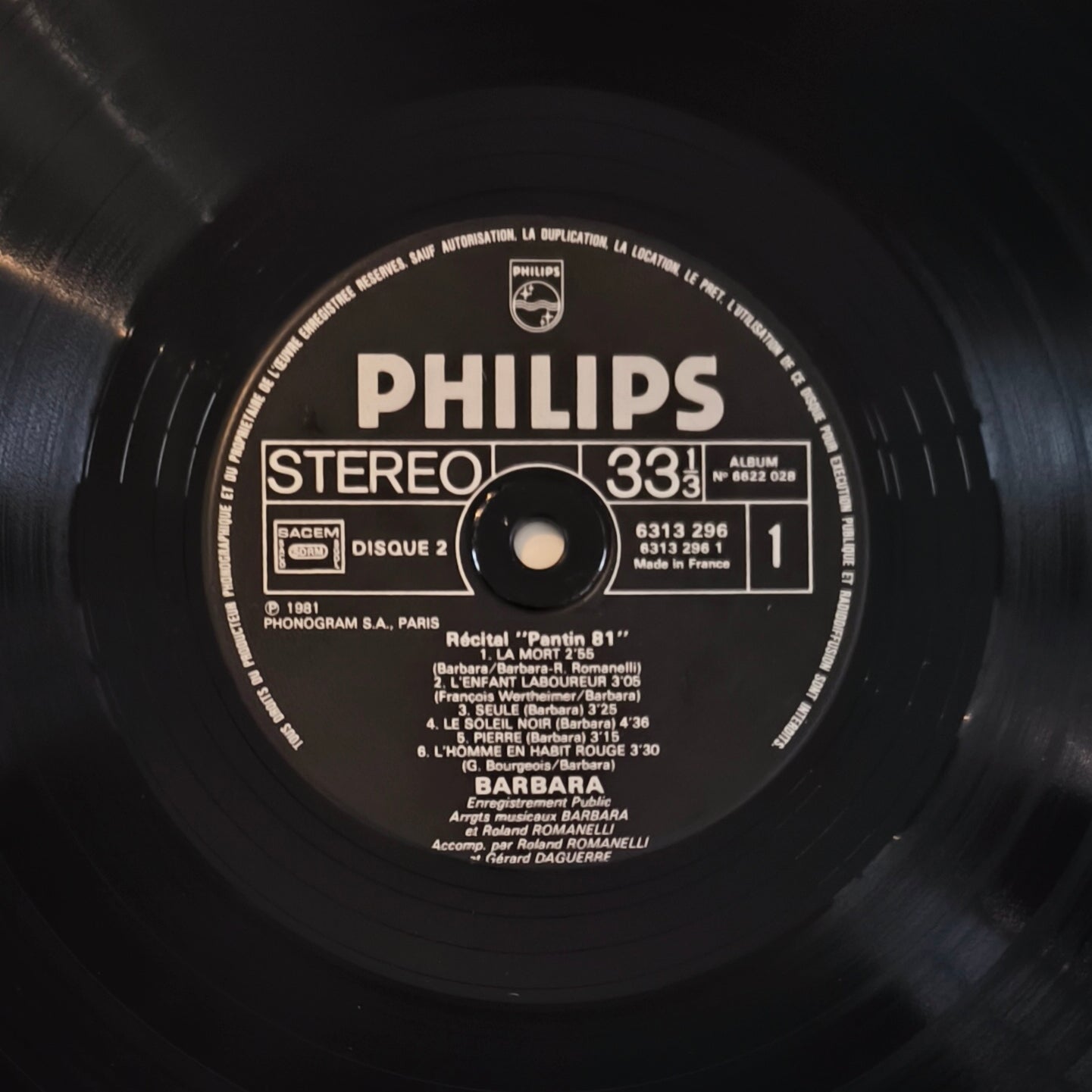 BARBARA - Récital "Pantin 81" - Enregistrement Public