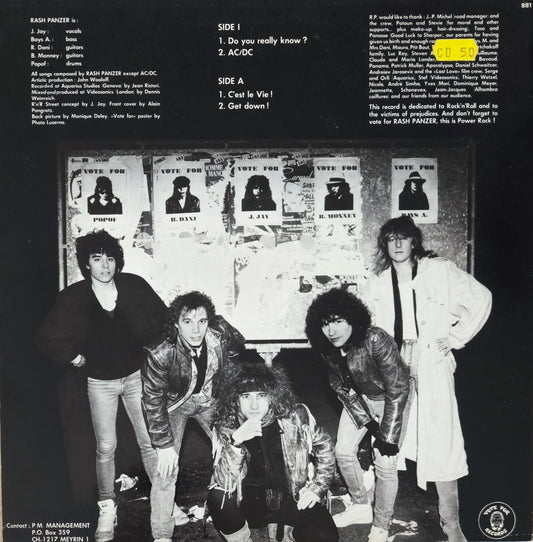 RASH PANZER - Rock'N'Roll Street