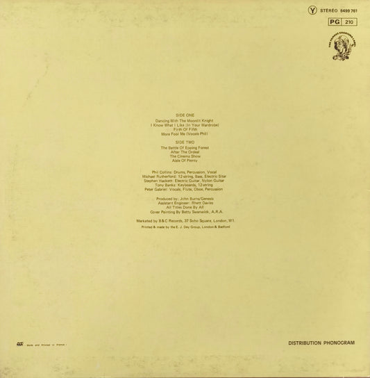 GENESIS - Selling England By The Pound