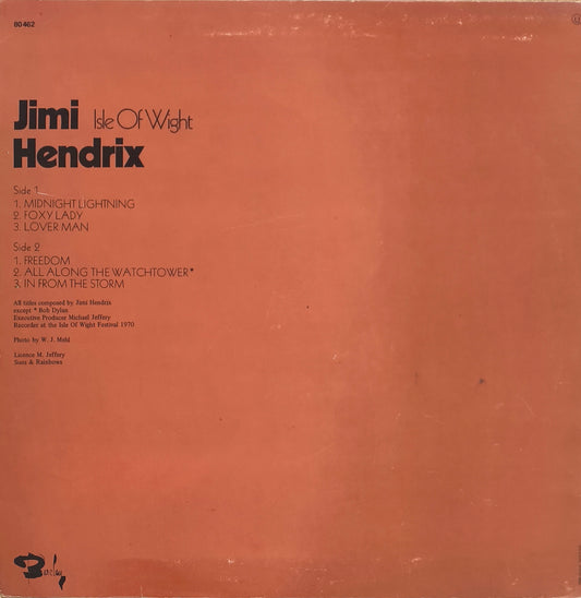 JIMI HENDRIX - Isle Of Wight