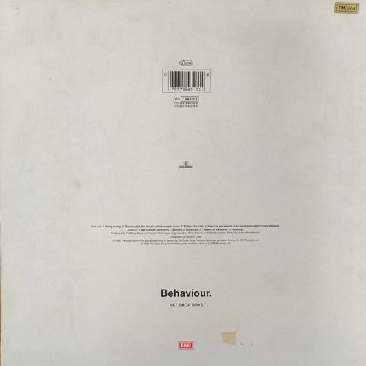 PET SHOP BOYS - Behaviour