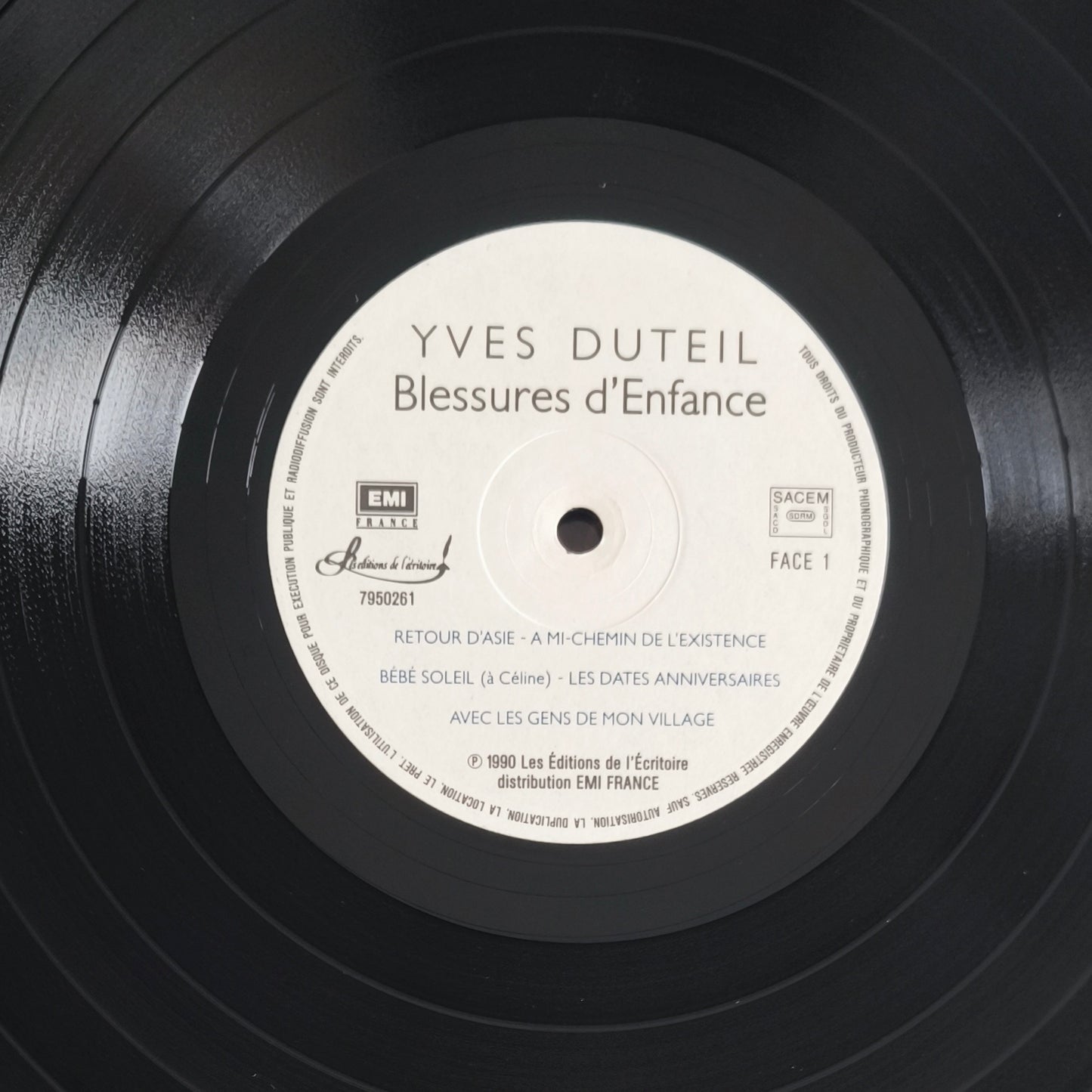 YVES DUTEIL - Blessures D'Enfance