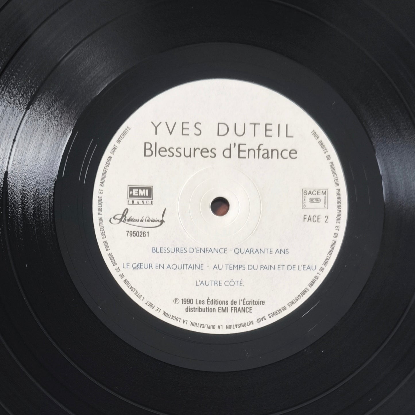 YVES DUTEIL - Blessures D'Enfance