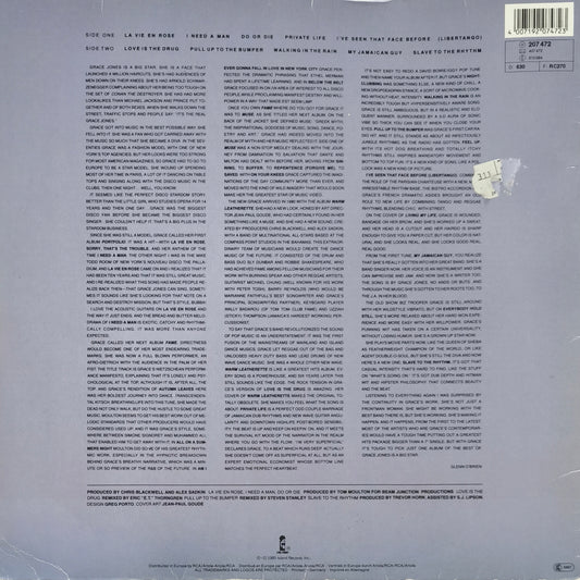 GRACE JONES - Island Life