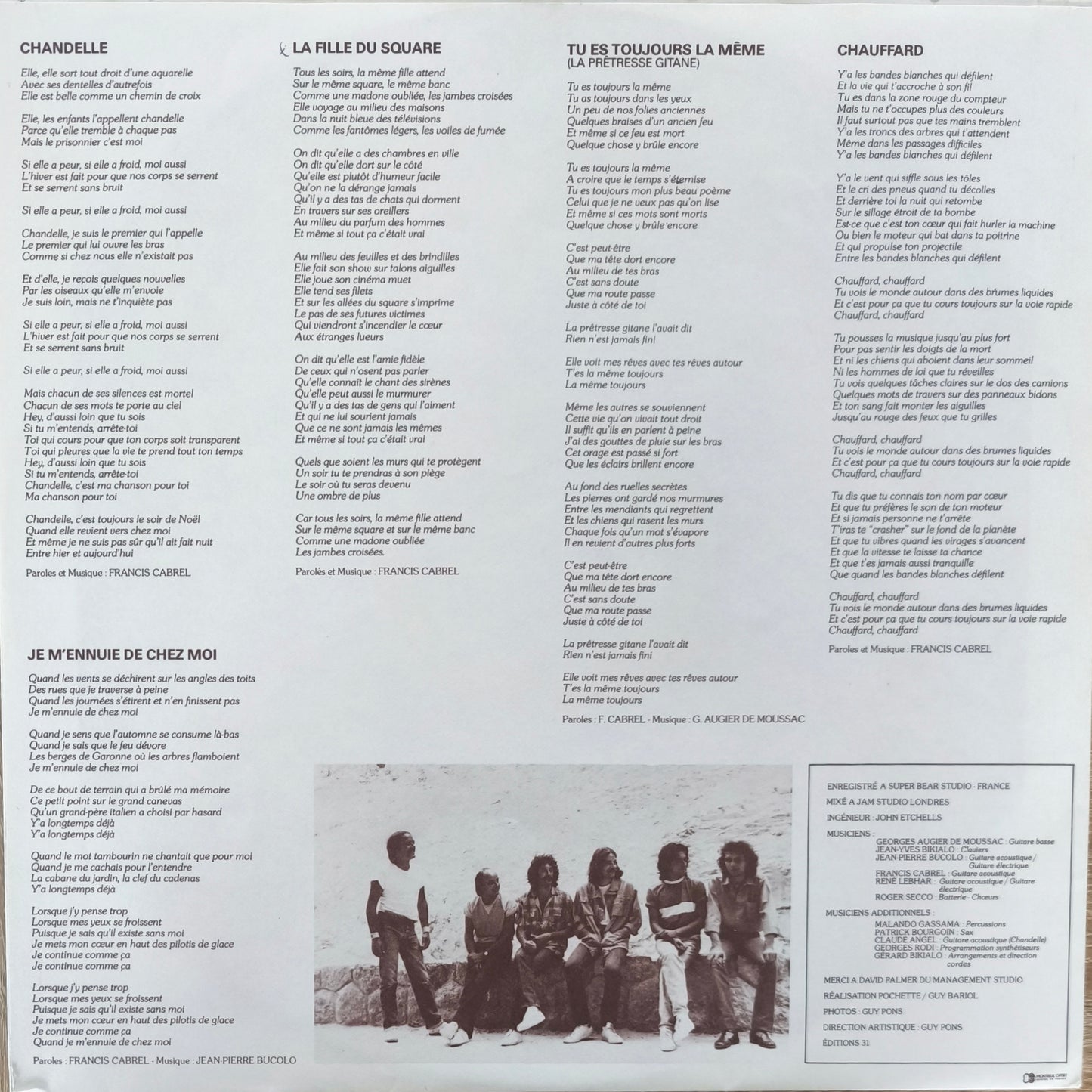 FRANCIS CABREL - Carte Postale