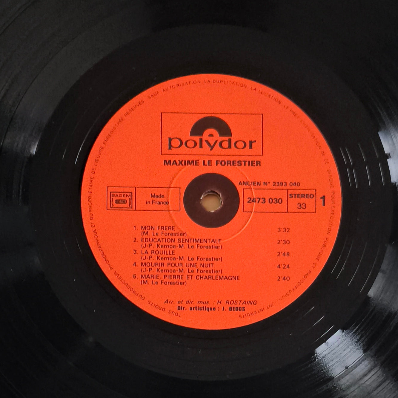 MAXIME LE FORESTIER - Maxime Le Forestier (1972)