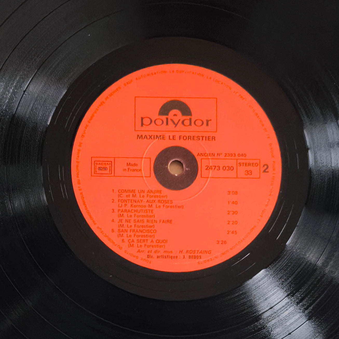 MAXIME LE FORESTIER - Maxime Le Forestier (1972)