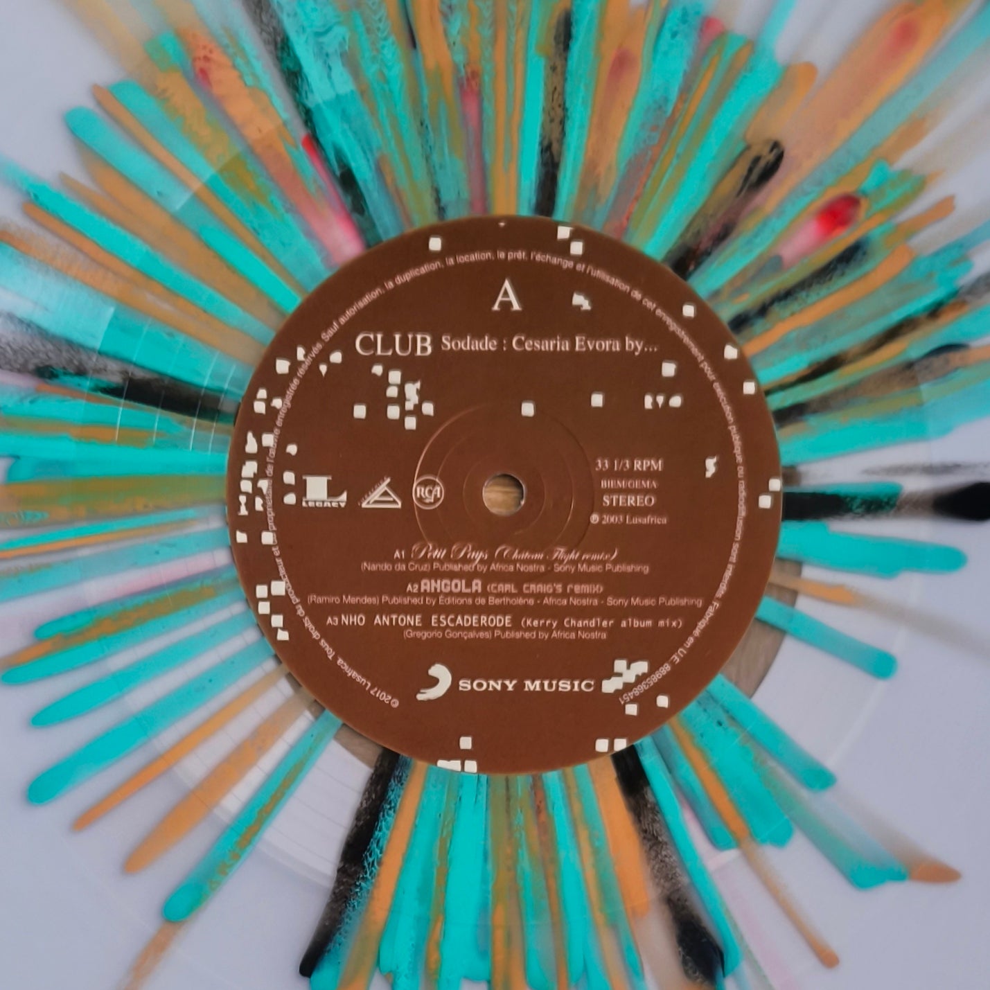 CESARIA EVORA - Club Sodade : Cesaria Evora By... (Disque transparent Splatter)