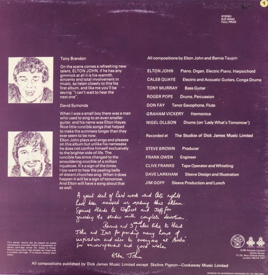 ELTON JOHN - Empty Sky