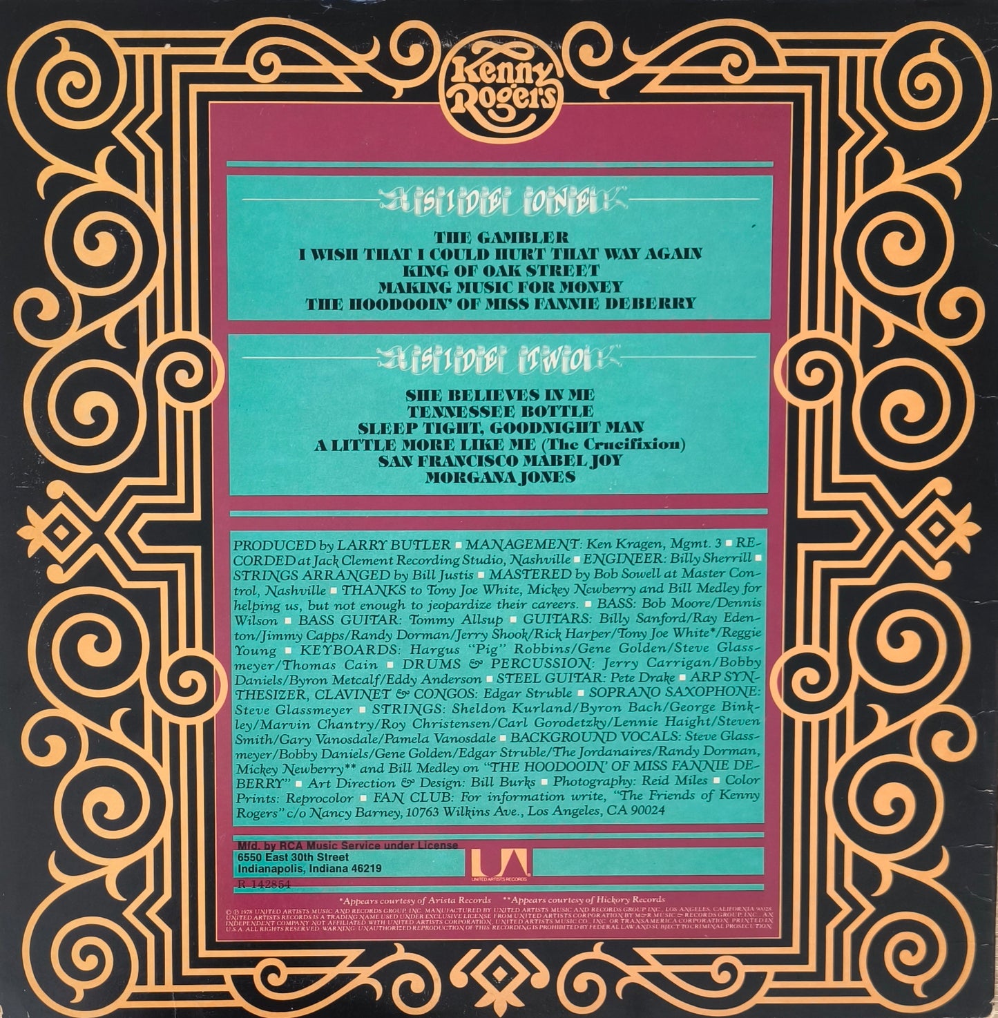 KENNY ROGERS - The Gambler (Pressage US)