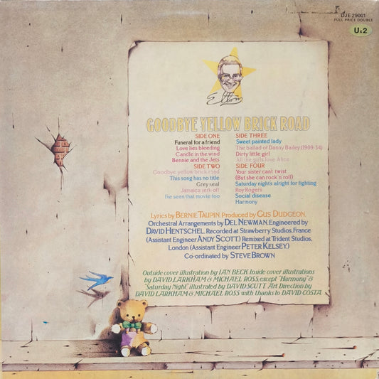 ELTON JOHN - Goodbye Yellow Brick Road (Pressage UK)