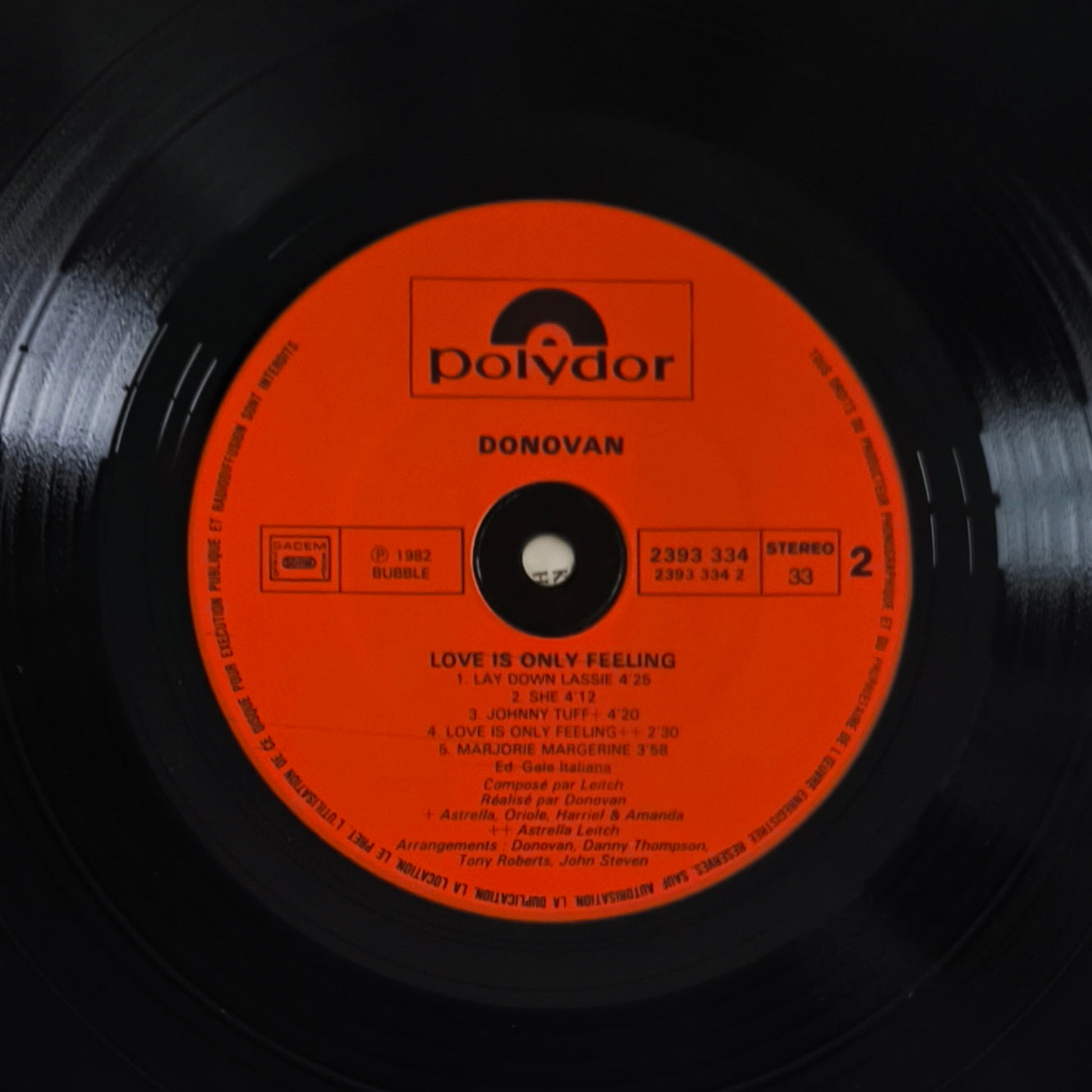 DONOVAN - Love Is Only Feeling