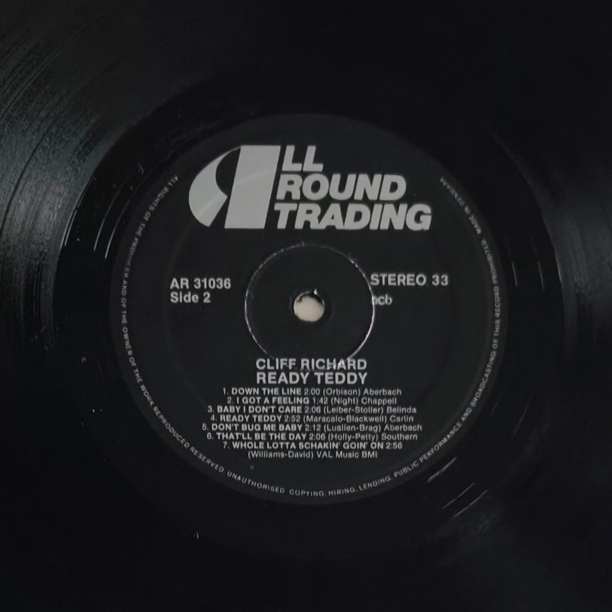 CLIFF RICHARD - Ready Teddy