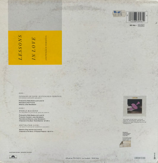 LEVEL 42 - Lessons In Love (Extended Version)