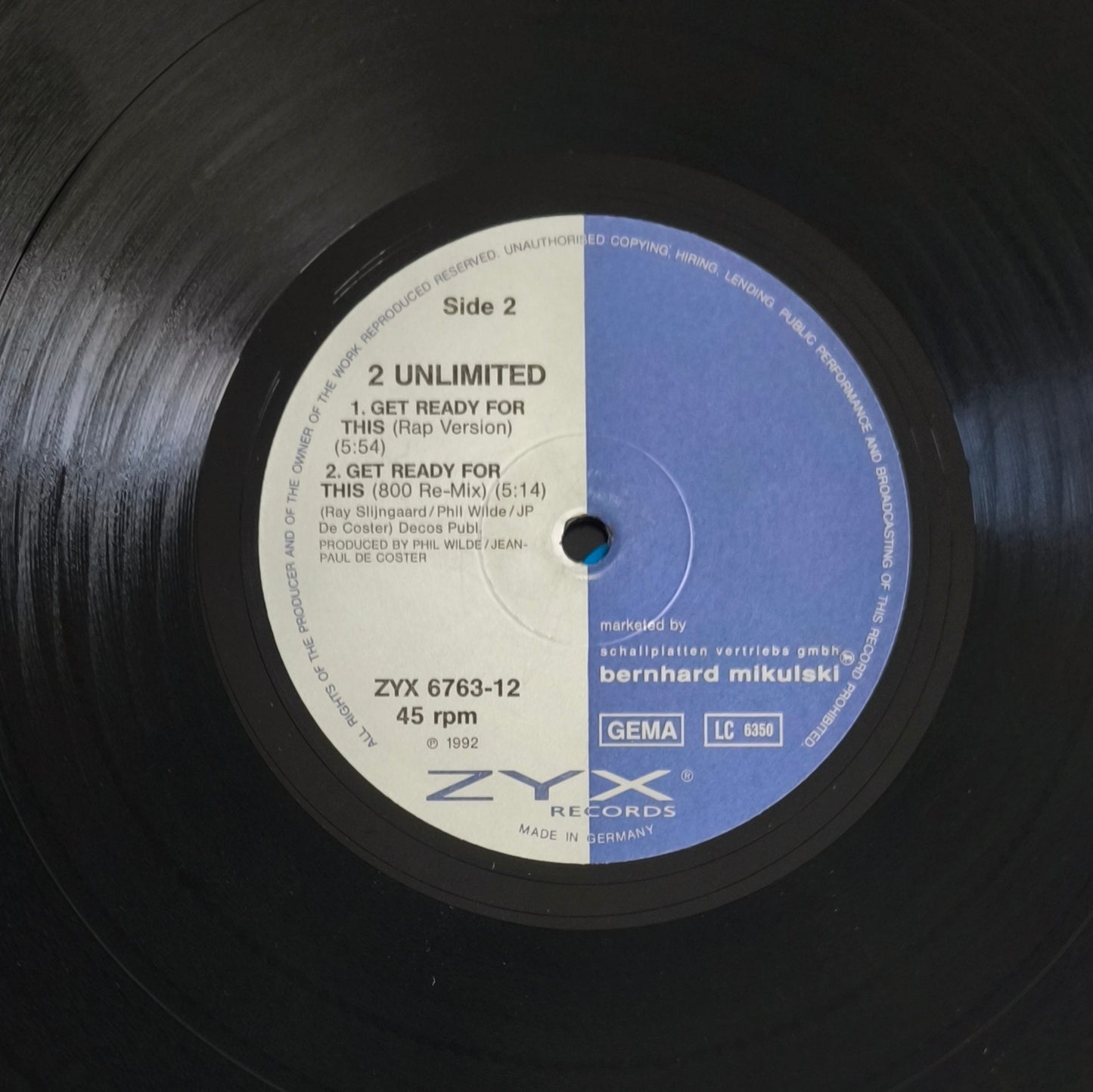 2 UNLIMITED - Get Ready For This - The Final Versions IV / 92