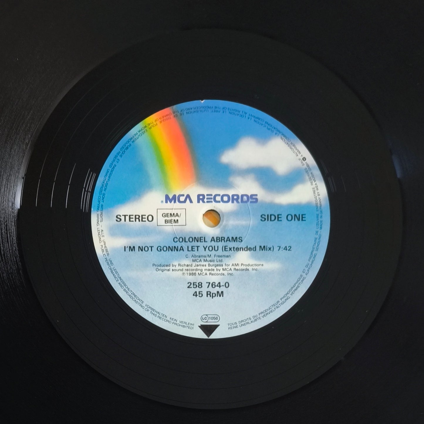 COLONEL ABRAMS - I'm Not Gonna Let You