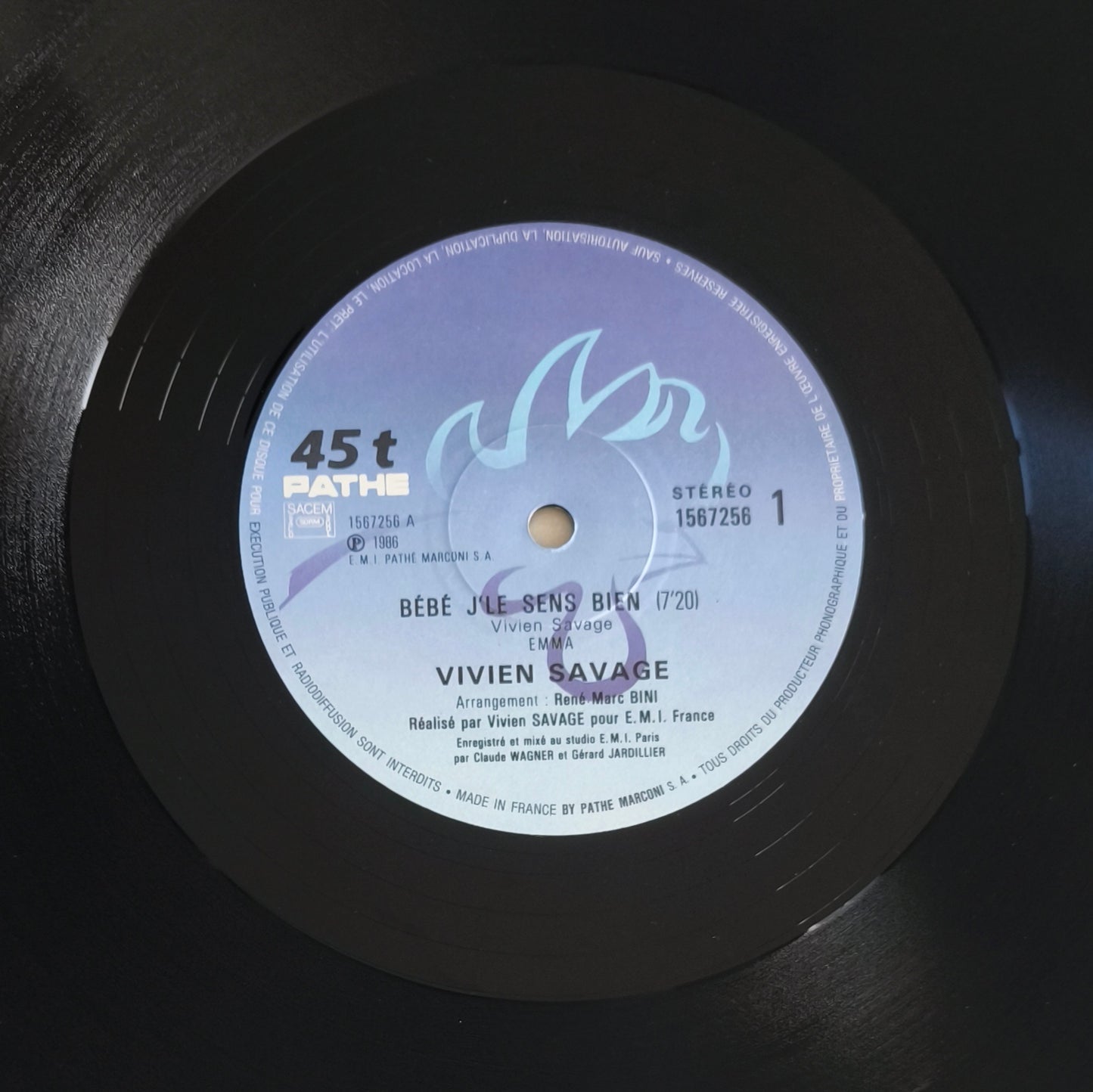 VIVIEN SAVAGE - Bébé Je Le Sens Bien