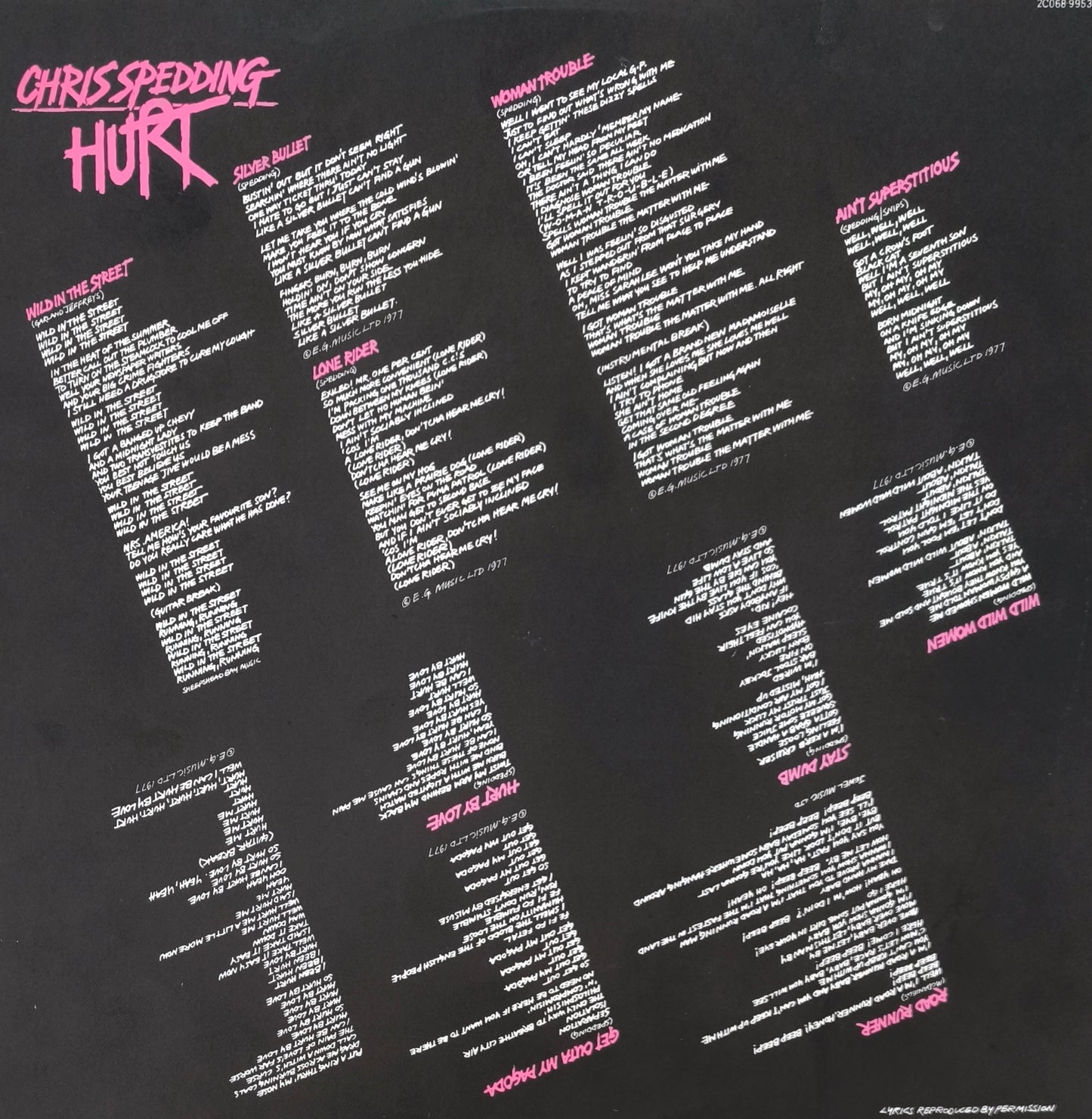 CHRIS SPEDDING - Hurt