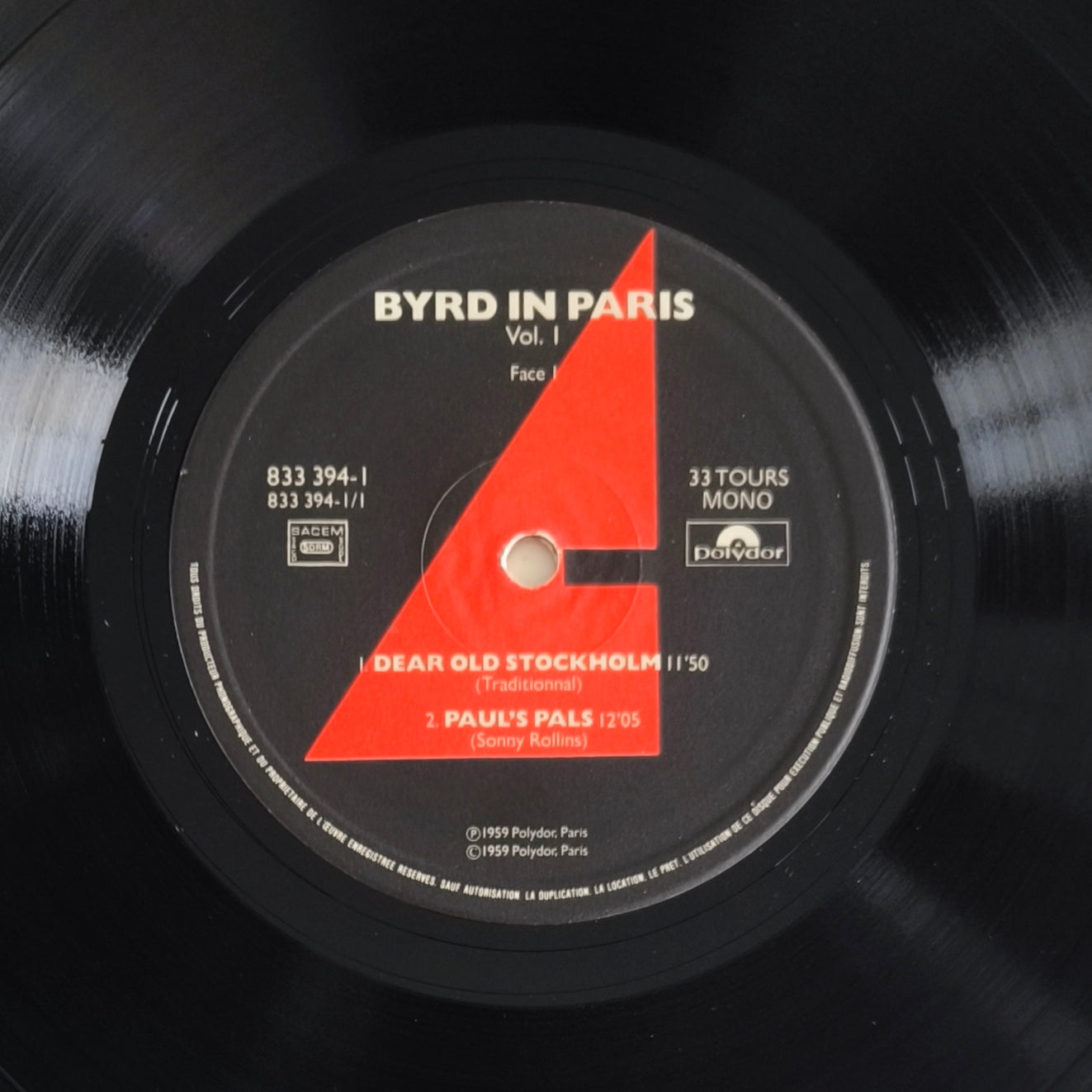 DONALD BYRD - Byrd In Paris Volume I