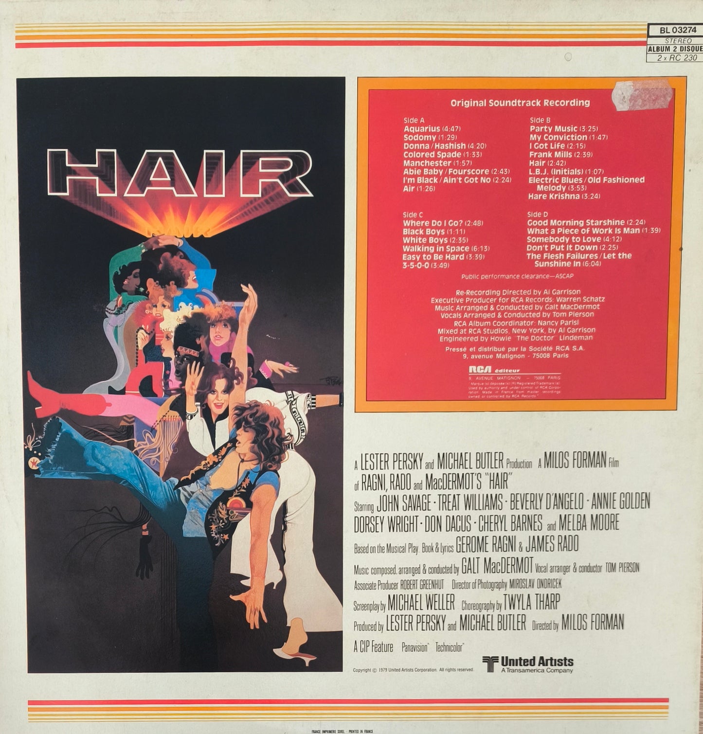 GALT MACDERMOT - Hair (Original Soundtrack Recording)