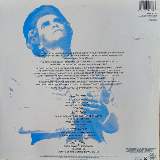 ELTON JOHN WITH THE MELBOURNE SYMPHONY ORCHESTRA - Live In Australia