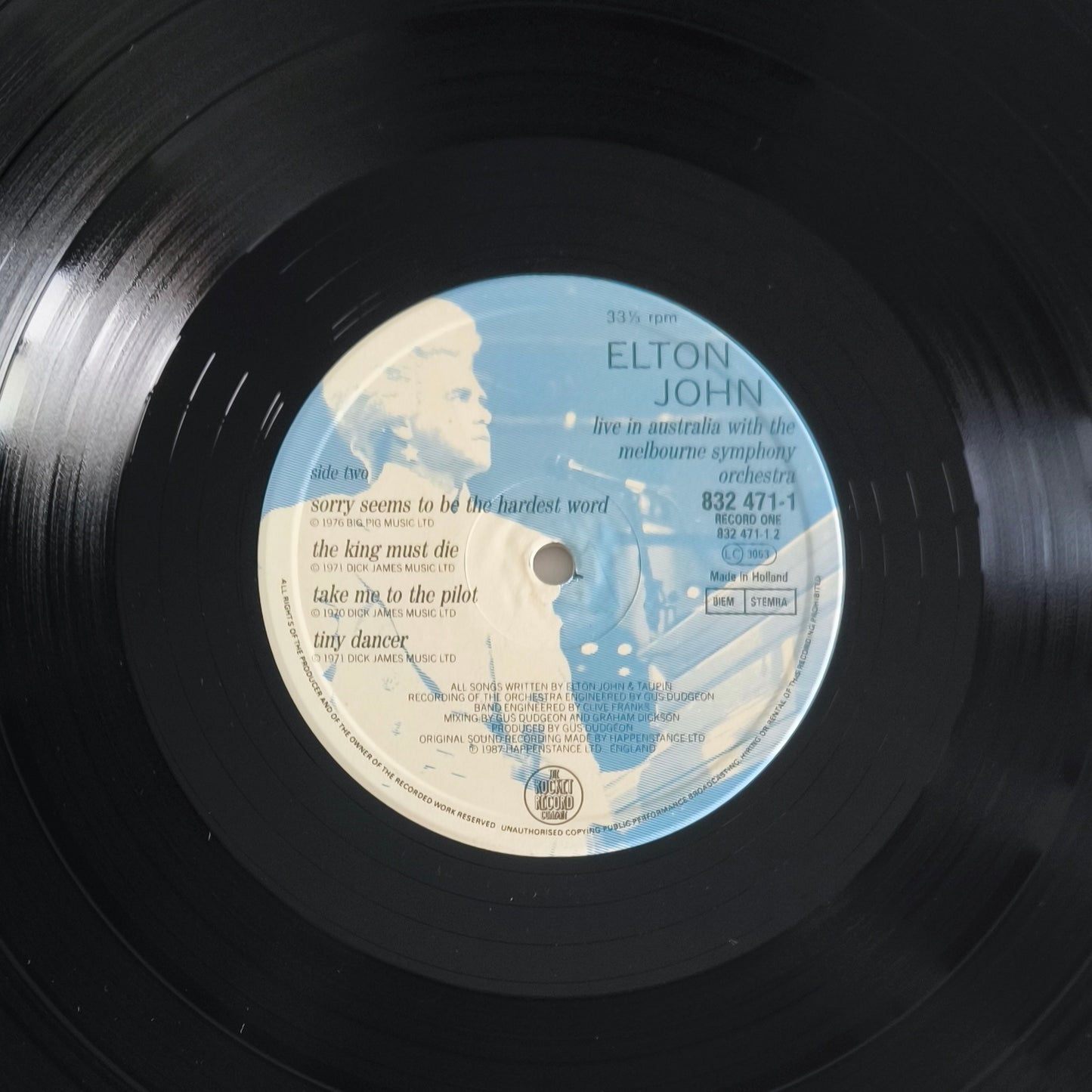 ELTON JOHN WITH THE MELBOURNE SYMPHONY ORCHESTRA - Live In Australia