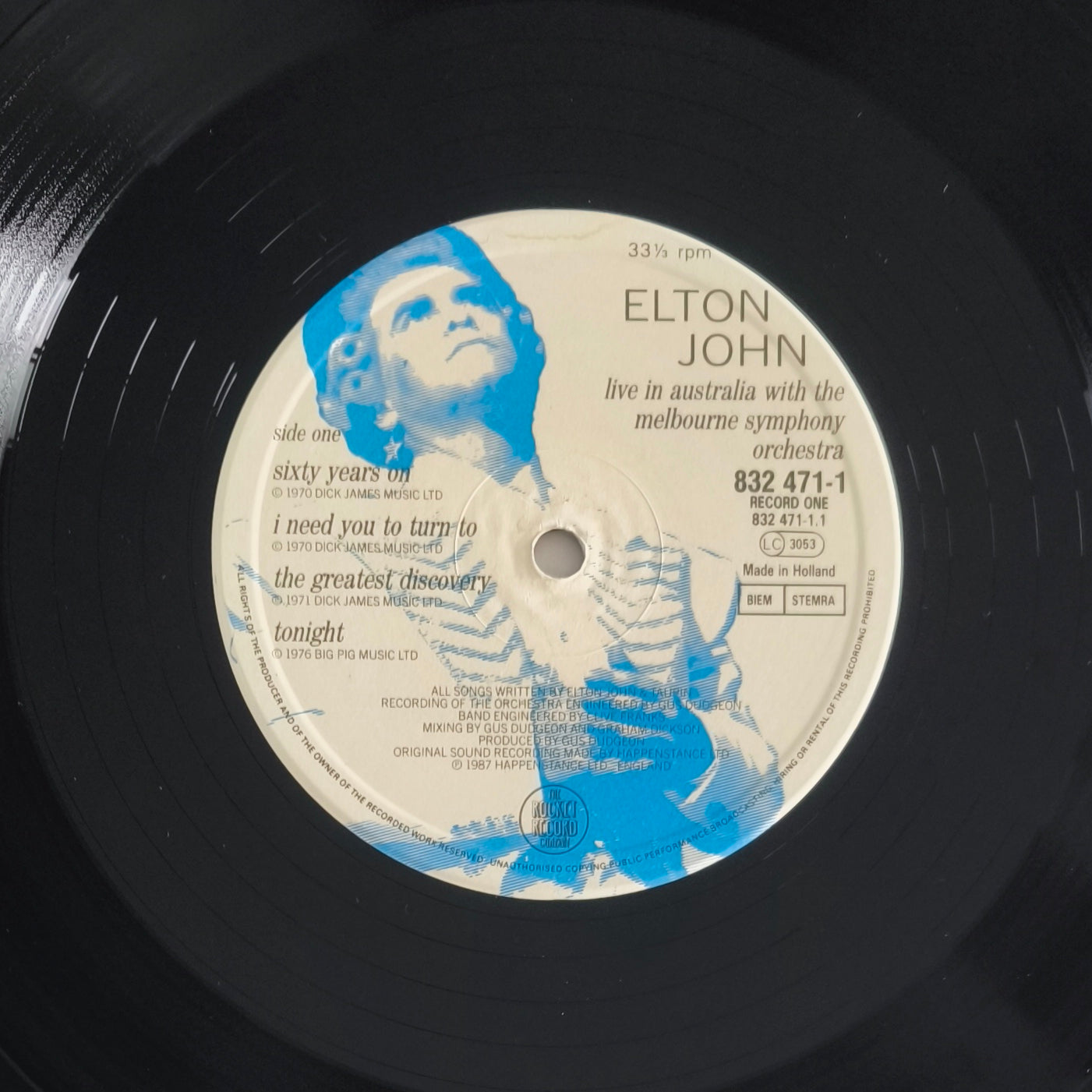 ELTON JOHN WITH THE MELBOURNE SYMPHONY ORCHESTRA - Live In Australia