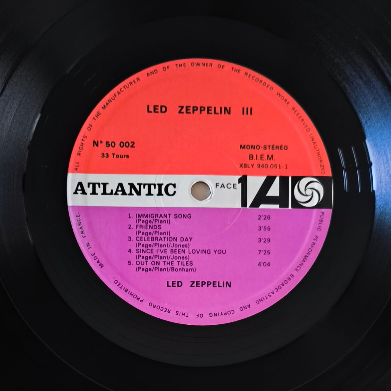 LED ZEPPELIN - Led Zeppelin III