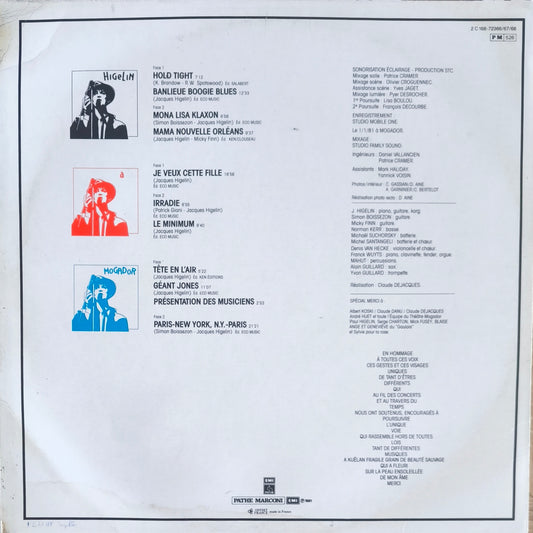 JACQUES HIGELIN - Higelin A Mogador