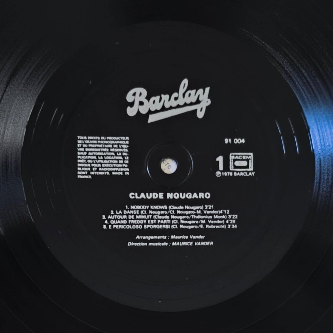 CLAUDE NOUGARO - Tu Verras