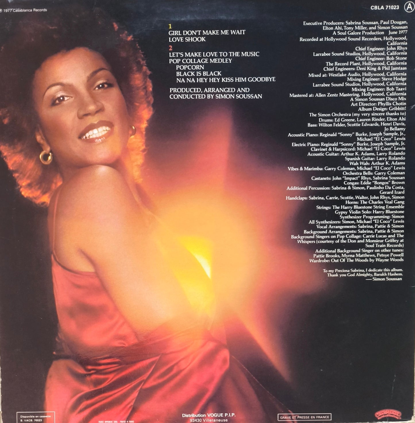 PATTIE BROOKS AND THE SIMON ORCHESTRA - Love Shook