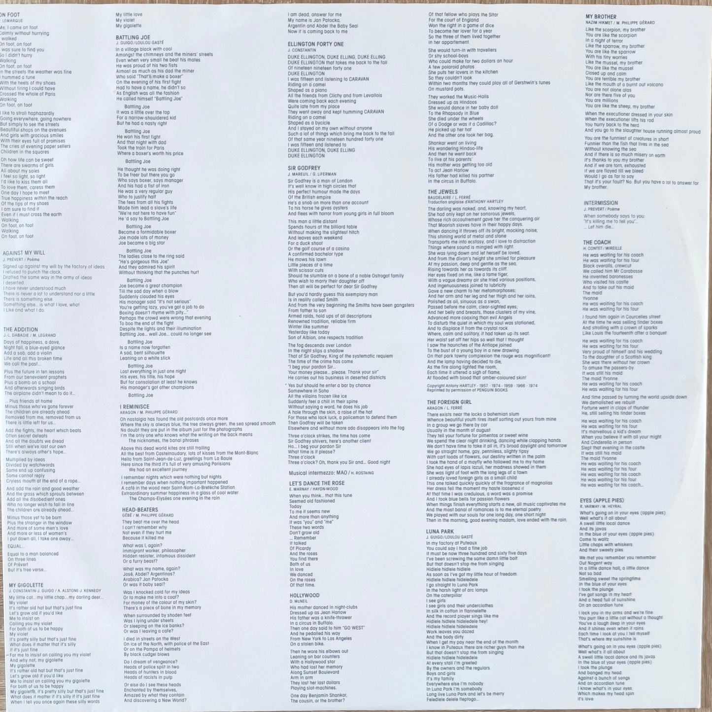 YVES MONTAND - Olympia "81"