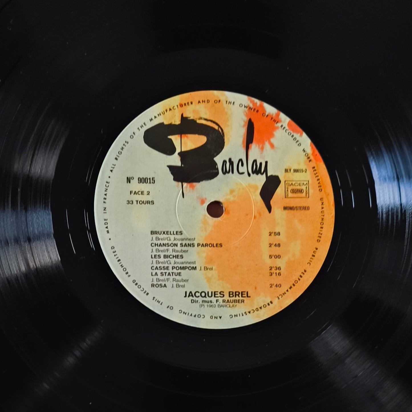 JACQUES BREL - Le Plat Pays 1