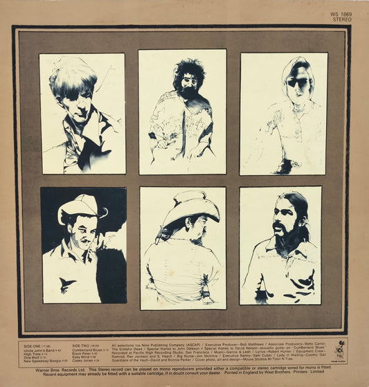 GRATEFUL DEAD - Workingman's Dead (Pressage UK)