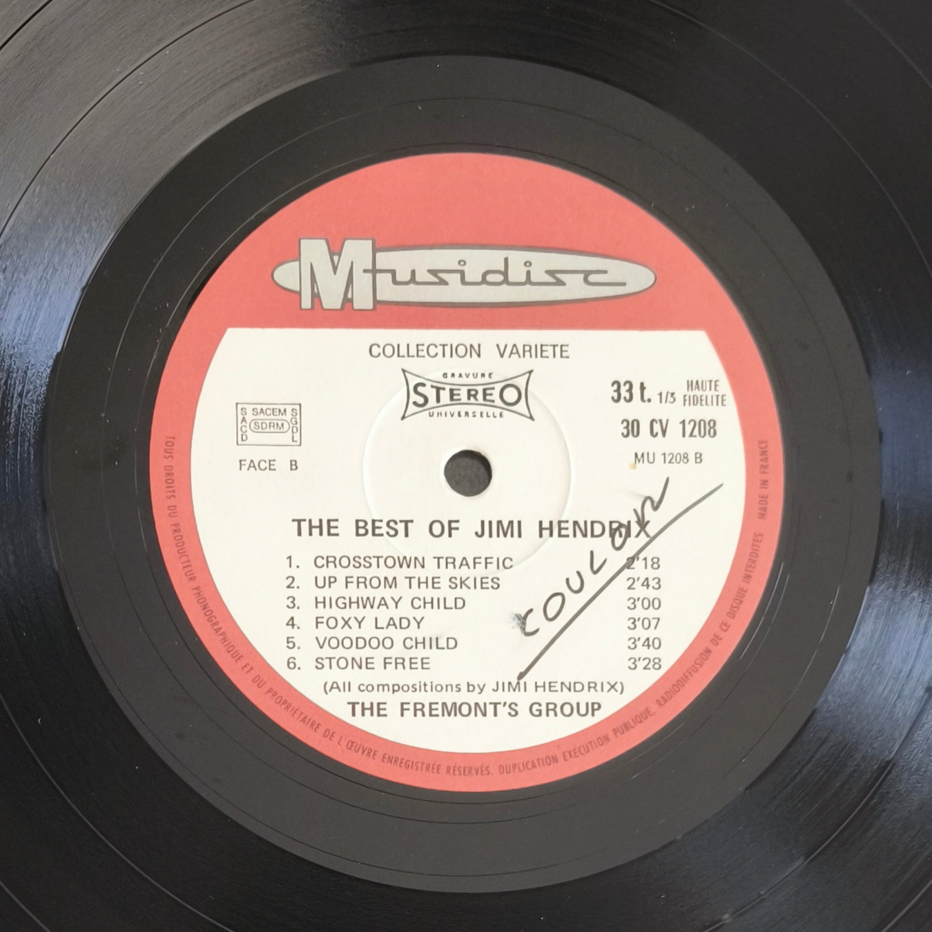 THE FREMONT'S GROUP - The Best Of Jimi Hendrix