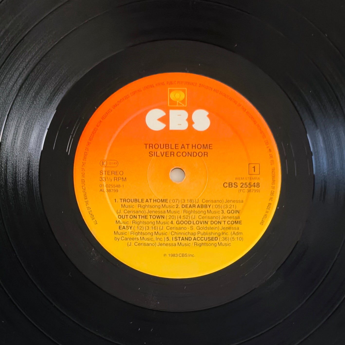 SILVER CONDOR - Trouble At Home