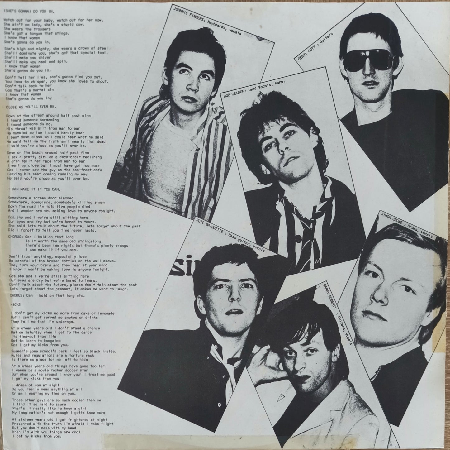THE BOOMTOWN RATS - The Boomtown Rats