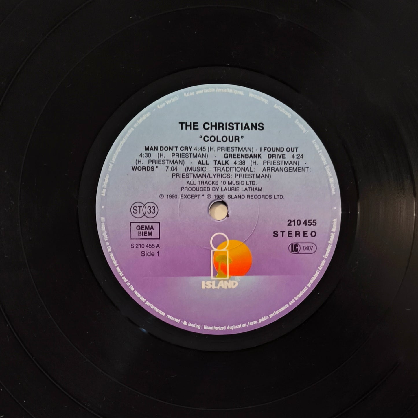 THE CHRISTIANS - Colour