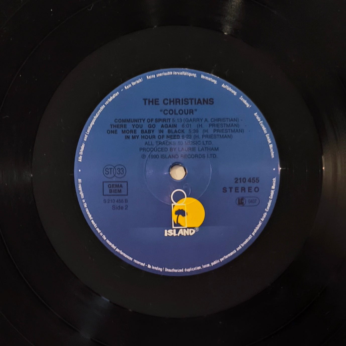 THE CHRISTIANS - Colour