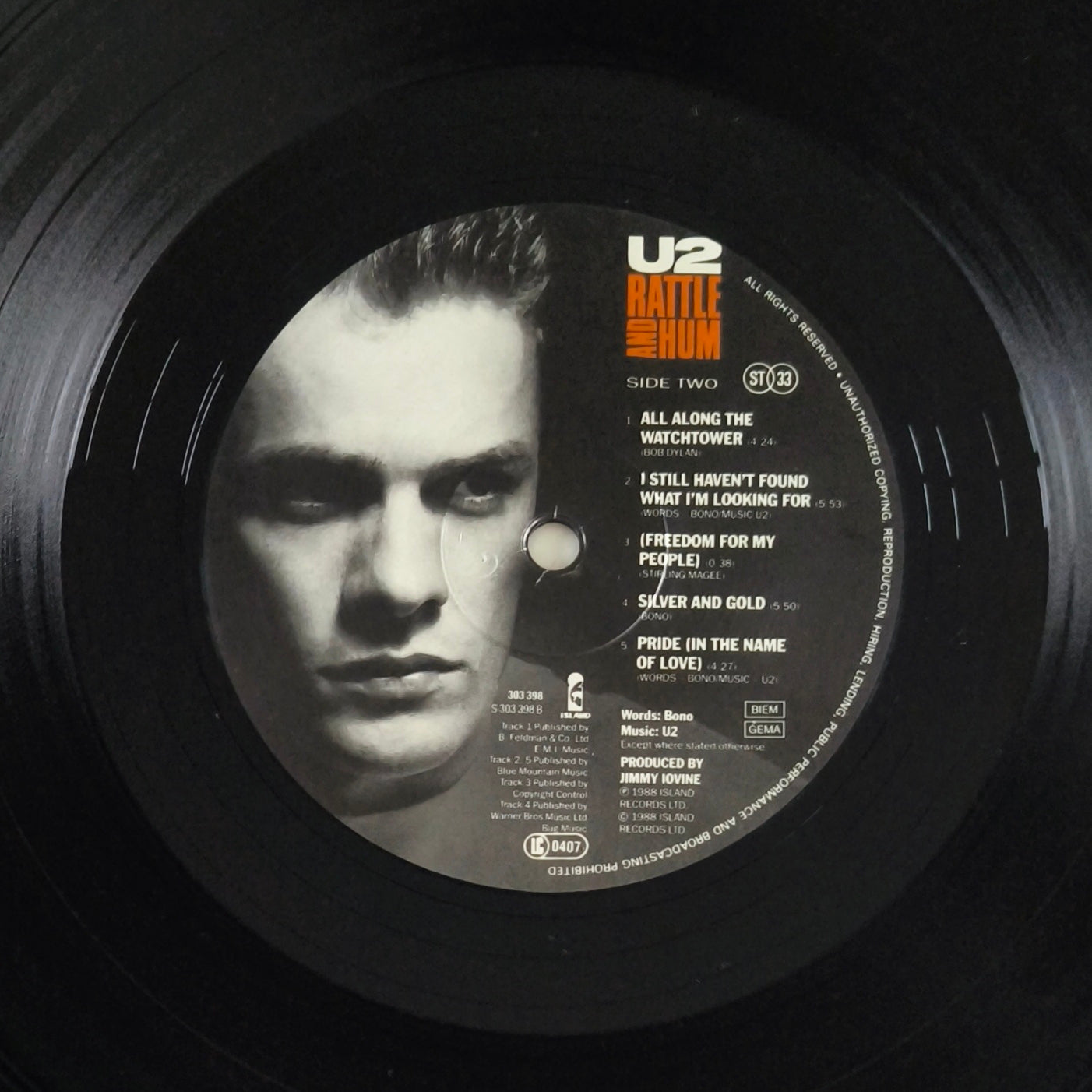 U2 - Rattle And Hum
