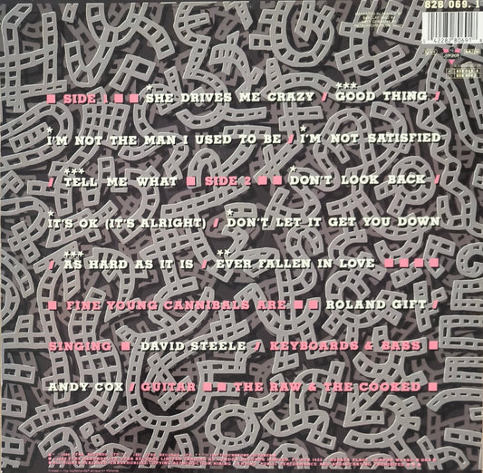 FINE YOUNG CANNIBALS - The Raw & The Cooked