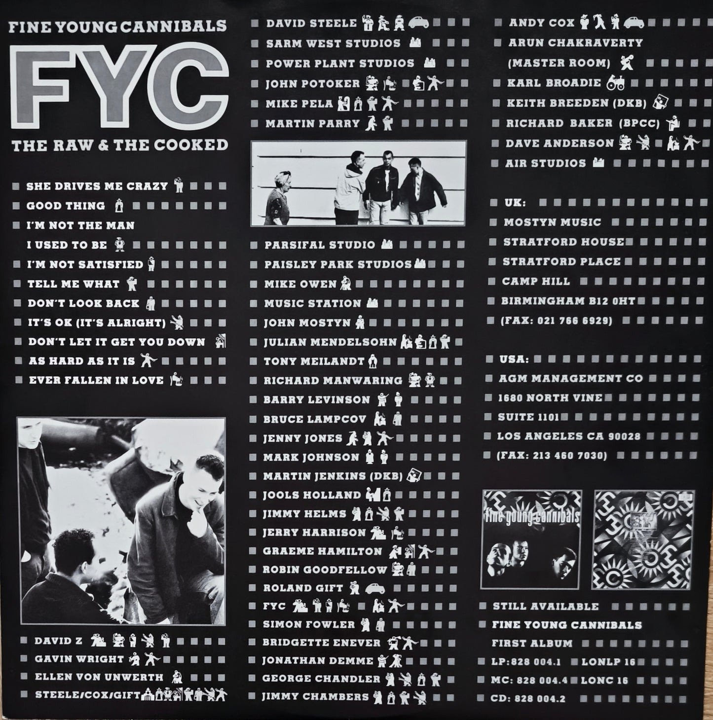 FINE YOUNG CANNIBALS - The Raw & The Cooked